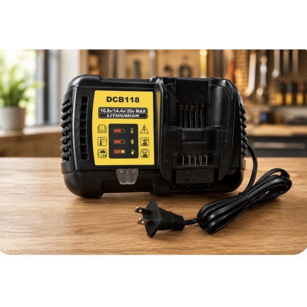 DCB118 Battery Charger 20V MAX 4.5A Compatible w/ DeWalt 10.8V 14.4V 20V NEW